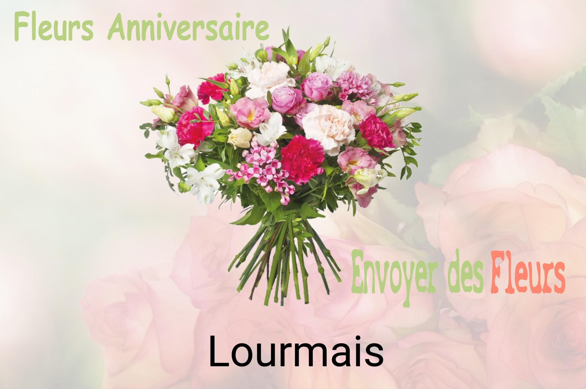 Bouquet de fleurs d’anniversaire livré à Lourmais