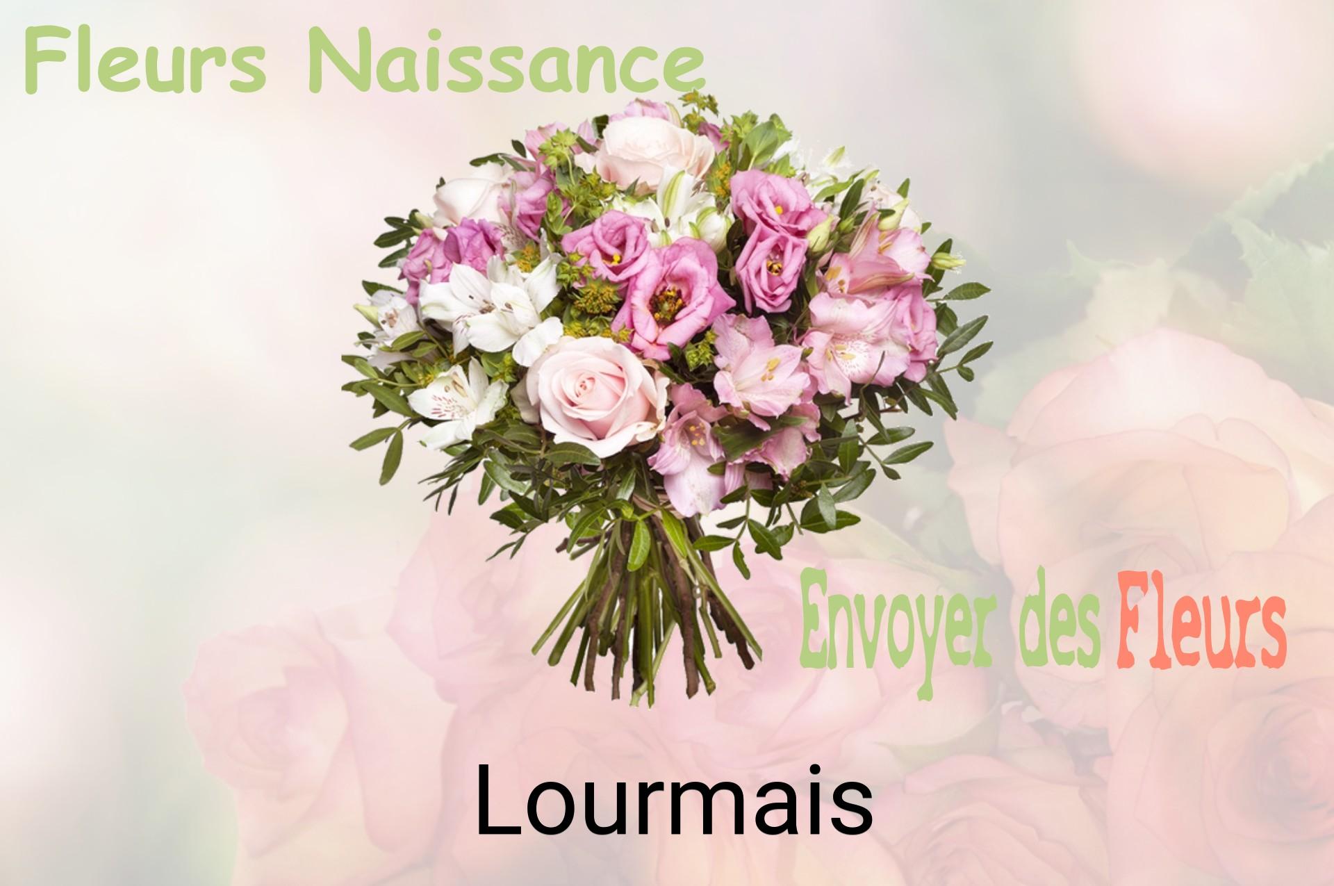 Bouquet de fleurs de naissance livré à Lourmais